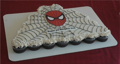 Spiderman Pull-Apart Cake 